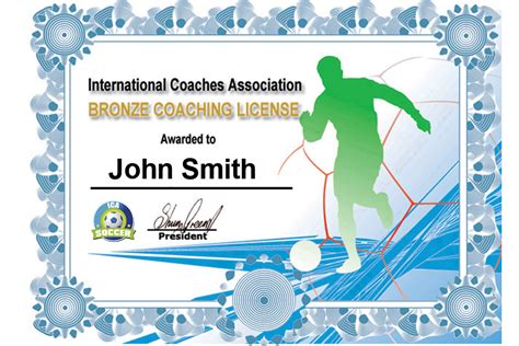 soccer coaching license online.